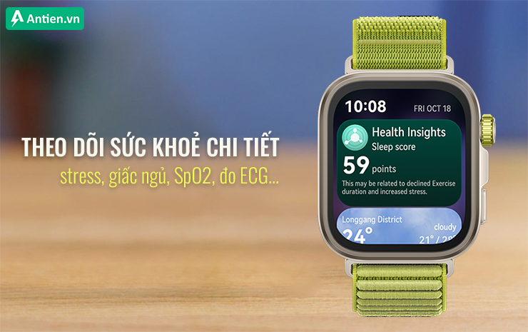 Fit 4 Pro giám sát sức khoẻ toàn diện 24/7