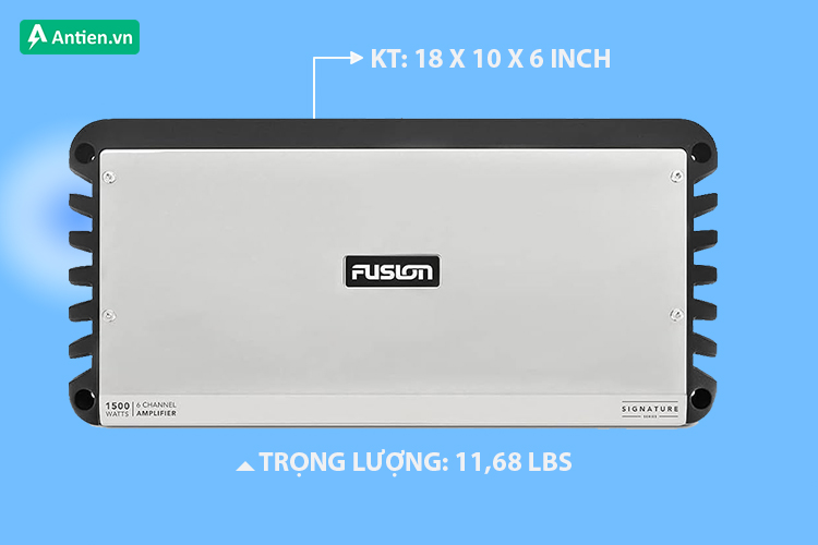 Sở hữu thiết kế gọn gàng, trọng lượng nhẹ để bạn linh hoạt phối lắp trên thuyền