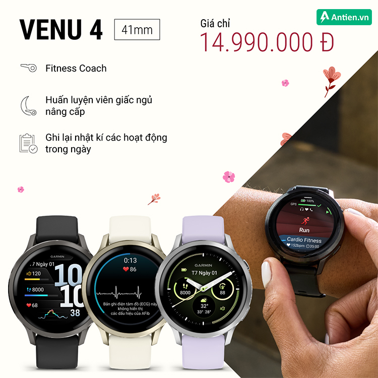 Không chỉ là đồng hồ trang sức, Venu 4 là ngôn ngữ khẳng định khí chất riêng của phái đẹp