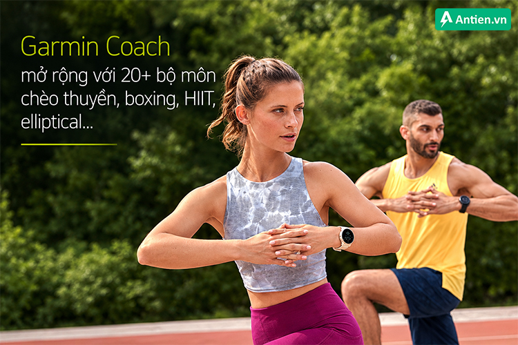 Garmin Coach mở rộng với đa dạng các bộ môn khác nhau