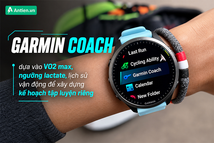 Garmin Coahc khai thác nhiều dữ liệu của bạn để xây dựng kế hoạch chuyên biệt