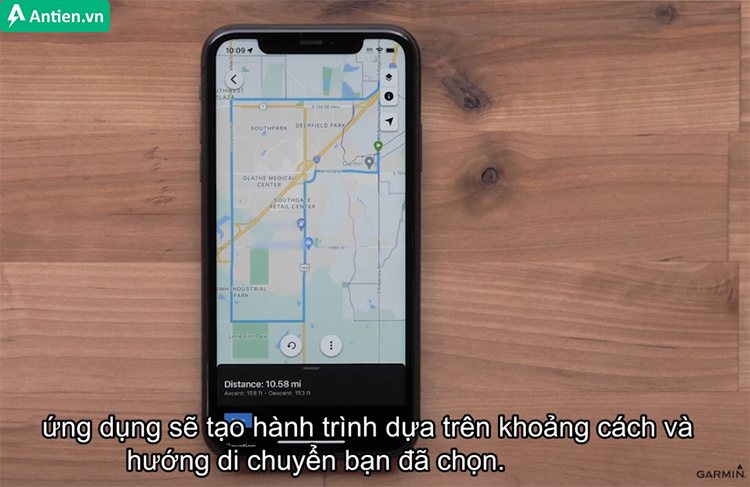 Garmin Connect có thể tự động tạo hành trình cho bạn