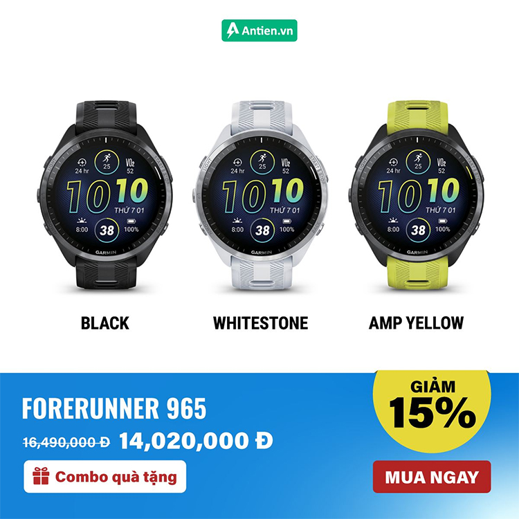 Tại Antien.vn, Giảm 15% Garmin FR965, giá chỉ còn 14.020.000 vnđ