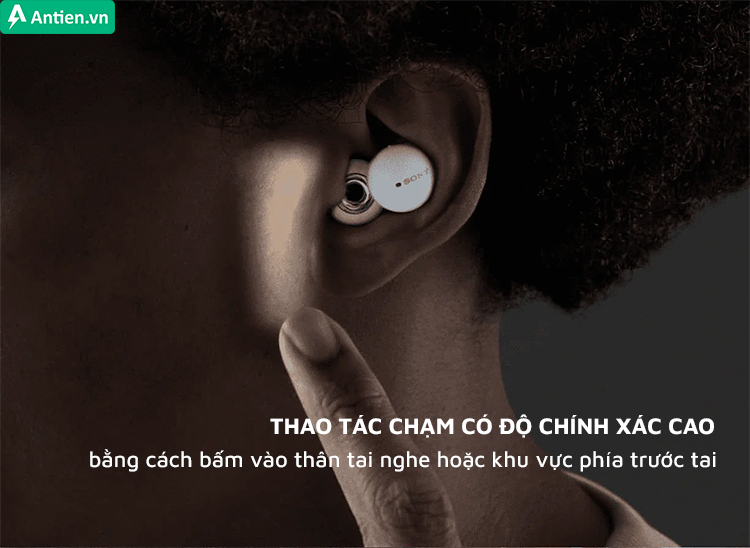 Các lệnh đầu vào được thực hiện một cách chính xác nhờ thao tác chạm (TAP)