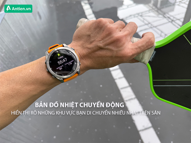 Theo dõi từng bước chạy trên sân của bạn để có sự điều chỉnh hợp lý