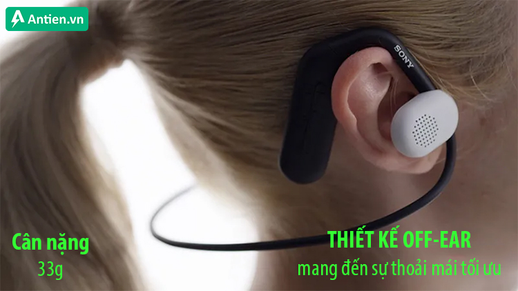 Thiết kế tai mở cho phép bạn sử dụng lâu hơn mà vẫn thoải mái