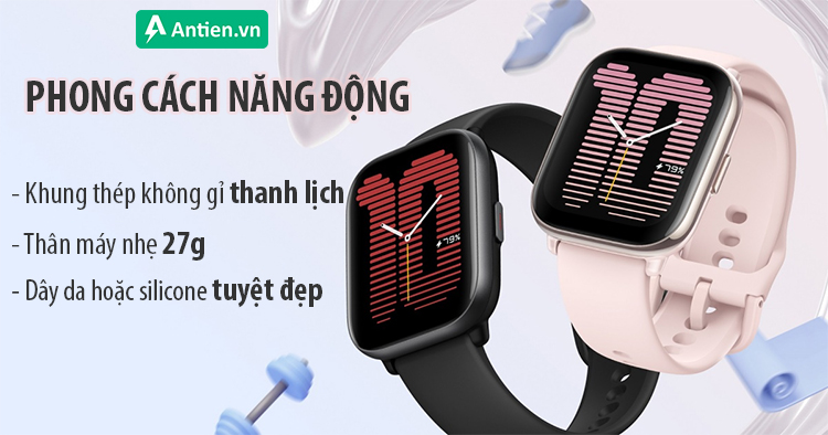 Thiết kế vòng mở nhỏ, nhẹ đem lại cảm giác đeo thoải mái, vừa vặn mà chắc chắn