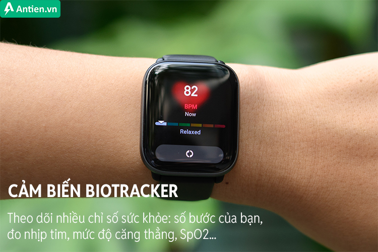 Theo dõi nhiều chỉ số sức khỏe với độ chính xác cao nhờ cảm biến BioTracker