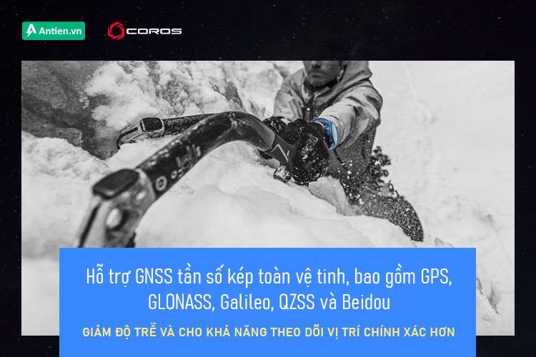 Hỗ trợ GNSS tần số kép giúp định vị chính xác với độ trễ cực thấp