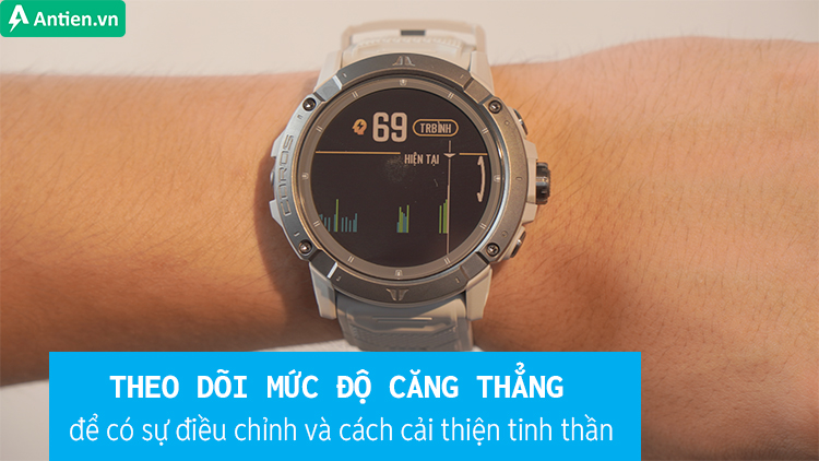 Theo dõi mức độ căng thẳng để kịp thời đưa ra những sự điều chỉnh phù hợp cho cơ thể