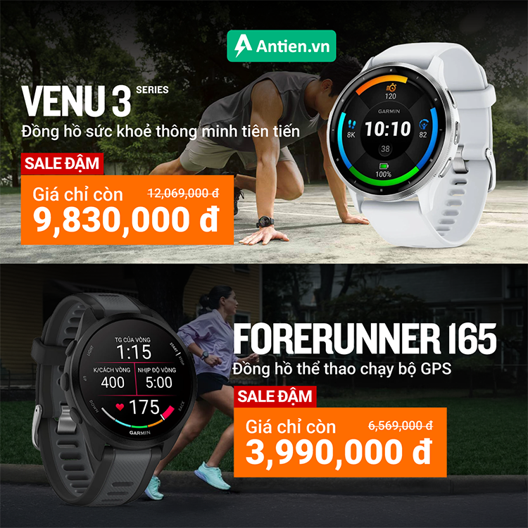 Loạt siêu phẩm Garmin có mức giảm chưa từng có trong mùa hè này