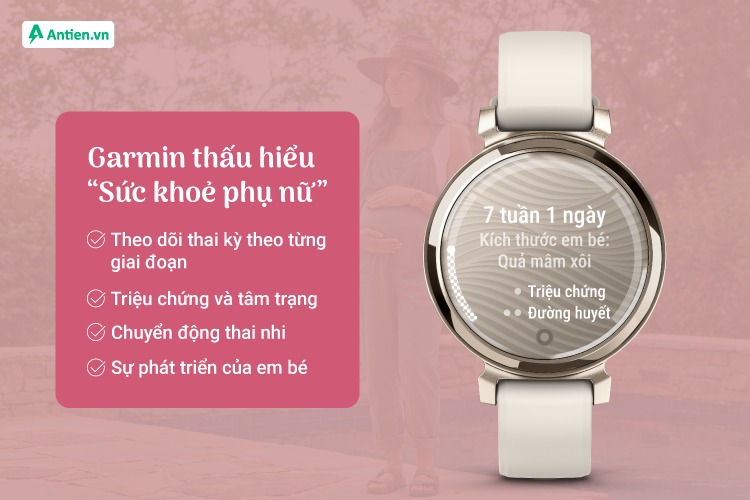 Garmin giúp mẹ bầu dễ dàng theo dõi các chỉ số sức khoẻ quan trọng
