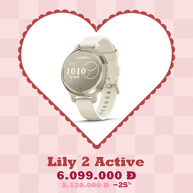 Lily 2 Active giảm 25% - Món quà thanh lịch, năng động trên tay nàng 