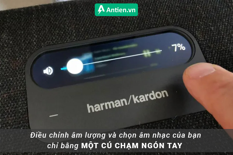 Màn hình cảm ứng trực quan, điều khiển dễ dàng chỉ bằng một cú chạm