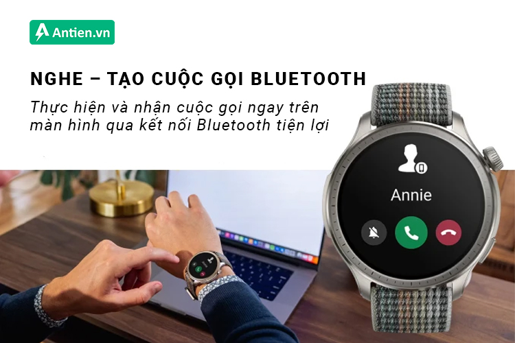 Ngay trên cổ tay, thực hiện và nhận cuộc gọi qua Bluetooth, tận hưởng âm nhạc và thanh toán Zeep Pay 