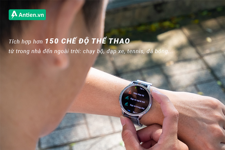 Hỗ trợ hơn 150 ứng dụng thể thao cho bạn thỏa sức tập luyện theo nhu cầu và mục tiêu của mình