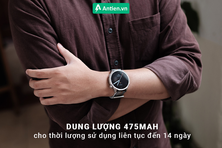 Trải nghiệm liền mạch với thời lượng pin tới 14 ngày cho một lần sạc đầy