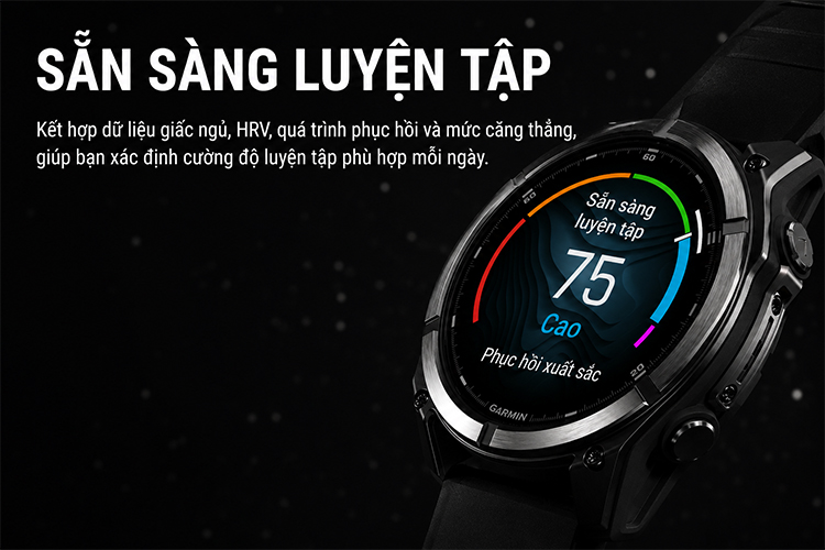 Fenix 8 giúp bạn xác định cường độ tập luyện mỗi ngày