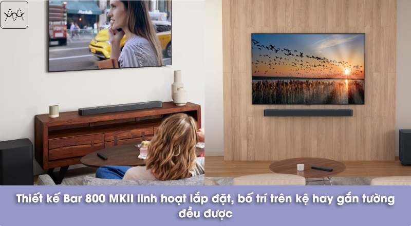 JBL Bar 800MK2 - Thiết kế sang trọng, hiện đại