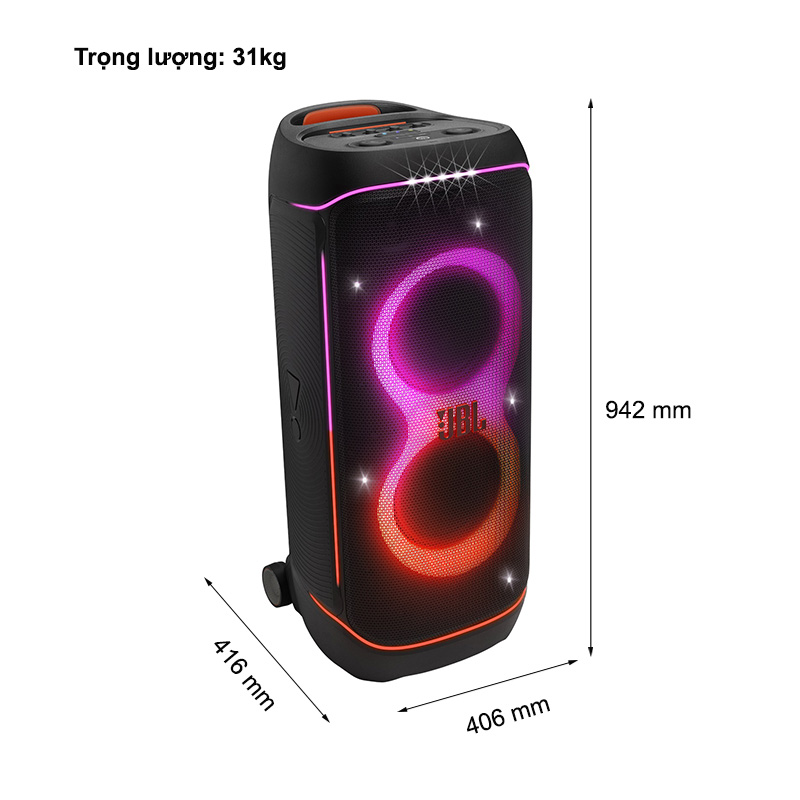 Kích thước Loa JBL PartyBox 720