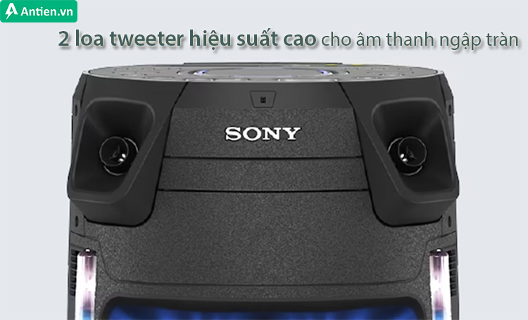 Loa tweeter và loa mid hiệu suất cao sẽ lan tỏa âm nhạc của bạn vang xa hơn và cao hơn