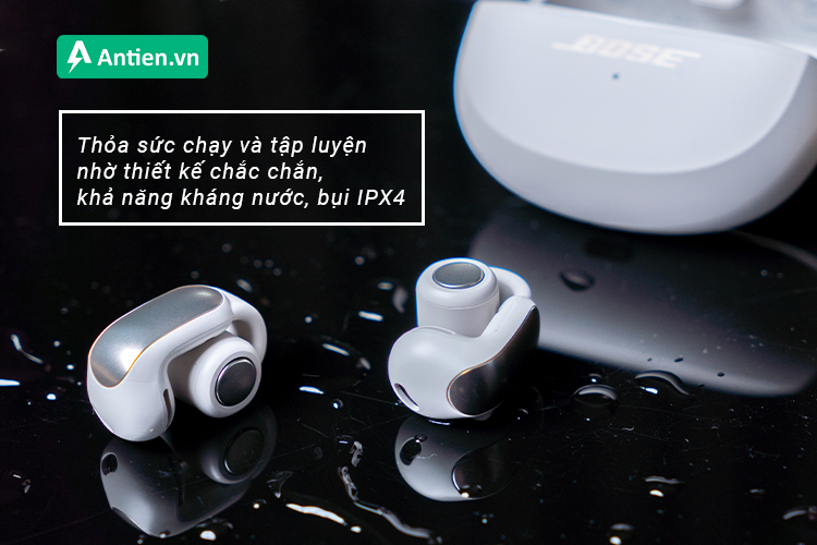 Nhờ độ ổn định chắc chắn và khả năng kháng nước IPX4, người dùng thỏa sức chạy và tập luyện