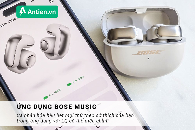 Cá nhân hóa âm nhạc theo sở thích của bạn trong ứng dụng Bose Music