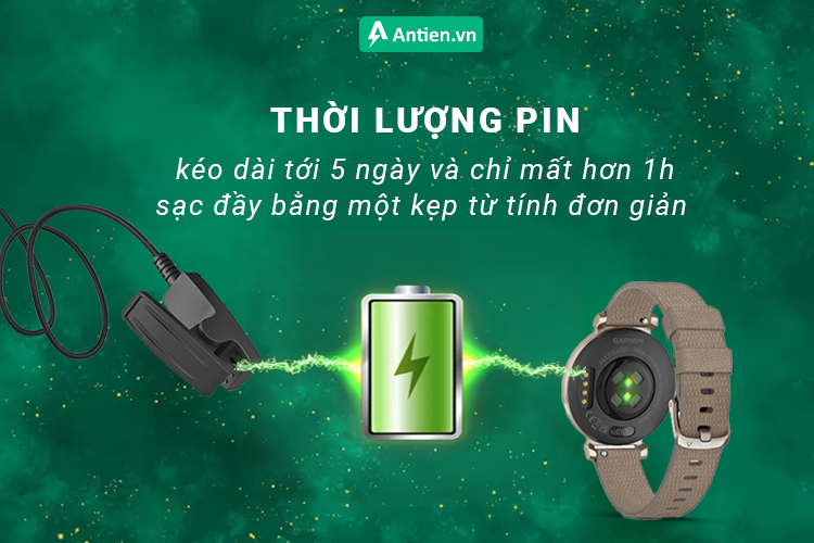 Cho trải nghiệm người dùng liền mạch hơn với thời lượng pin tới 5 ngày ở chế độ thường