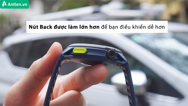 Nút bấm vật lý Back được cải tiến lớn hơn, thuận tiện điều khiển