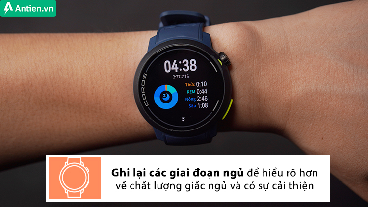 Đồng hồ theo dõi các giai đoạn ngủ để bạn hiểu rõ chất lượng giấc ngủ của mình