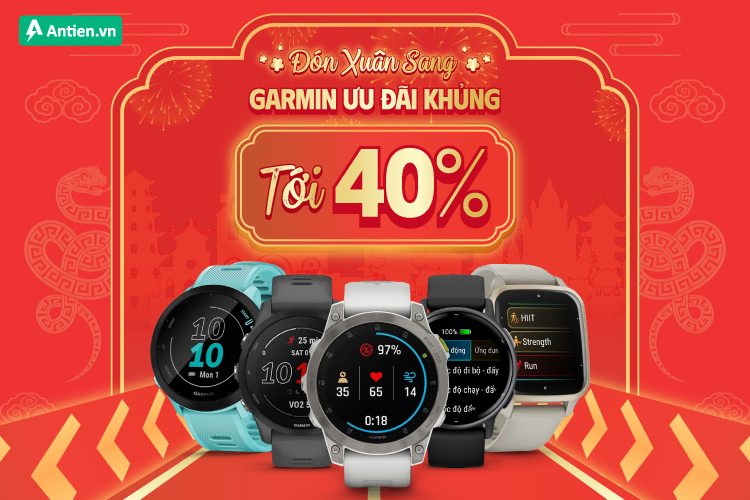 Garmin giảm sốc tới 40%, từ 29/1 - 28/2/2025