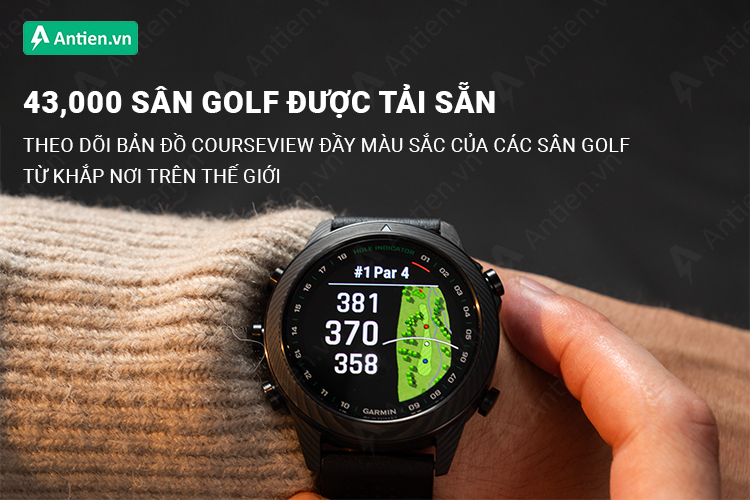 Phiên bản MARQ Golfer Carbon tích hợp 43K sân golf trên toàn thế giới