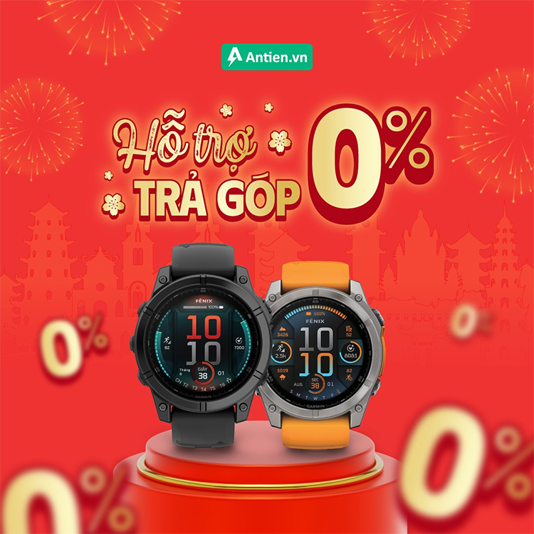 Hỗ trợ trả góp 0% lãi suất khi mua đồng hồ Garmin, thủ tục nhanh gọn