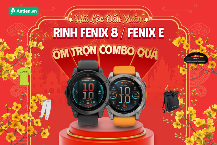 Rinh ngay Fenix 8/Fenix E ẵm trọn combo quà giá trị