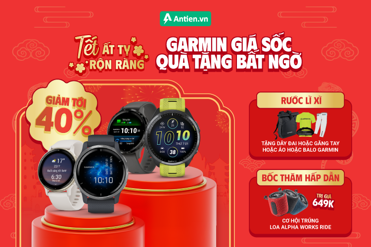 Tết Ất Tỵ rộn ràng: Garmin giá sốc - Rinh lì xì xịn - Bốc thăm trúng thưởng cực chất