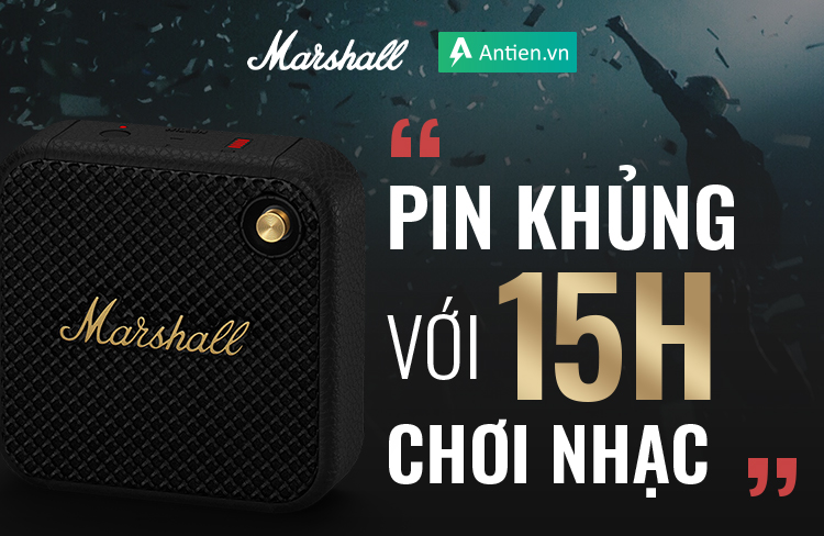 Marshall Willen pin lên tới 15 giờ