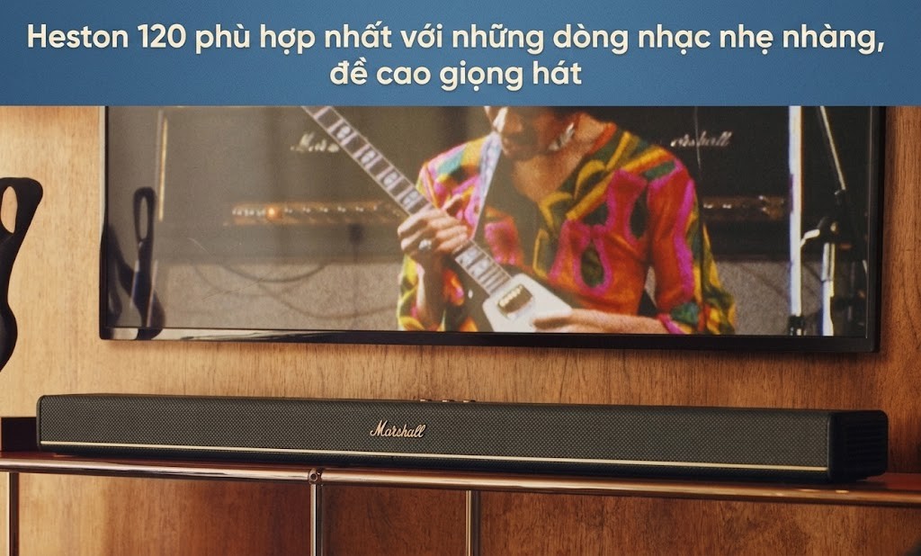 loa Marshall Heston 120 với cấu hình 5.1.2 kênh đỉnh cao