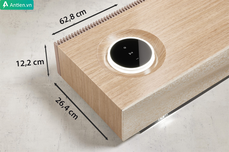 Loa Naim Muso Wood Edition sở hữu kích thước ấn tượng, đáp ứng mọi không gian