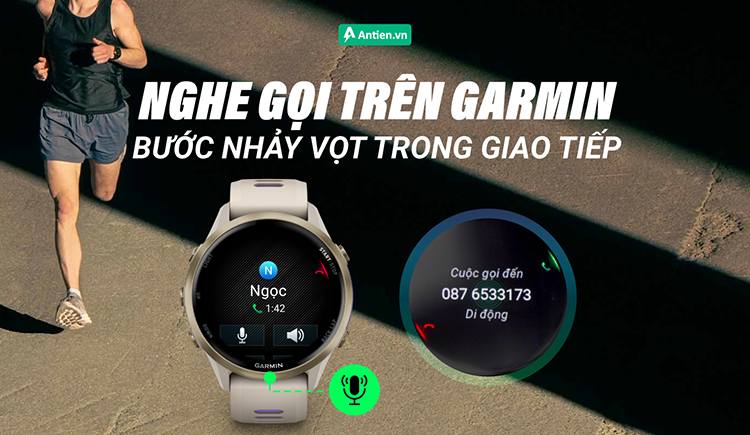 Nghe gọi ngay trên cồ tay, Garmin đưa trải nghiệm giao tiếp lên tầm cao mới