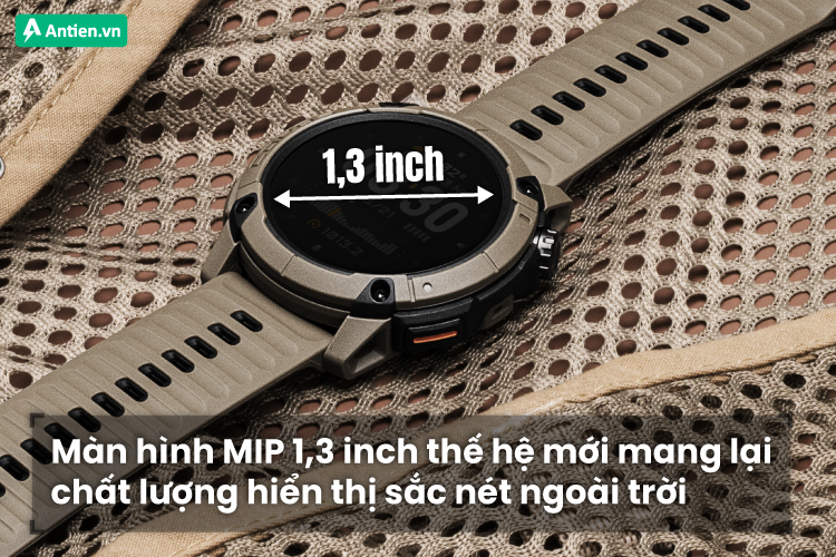 Đồng hồ sử dụng màn hình MIP thế hệ thứ ba cho khả năng hiển thị sắc nét ngoài trời