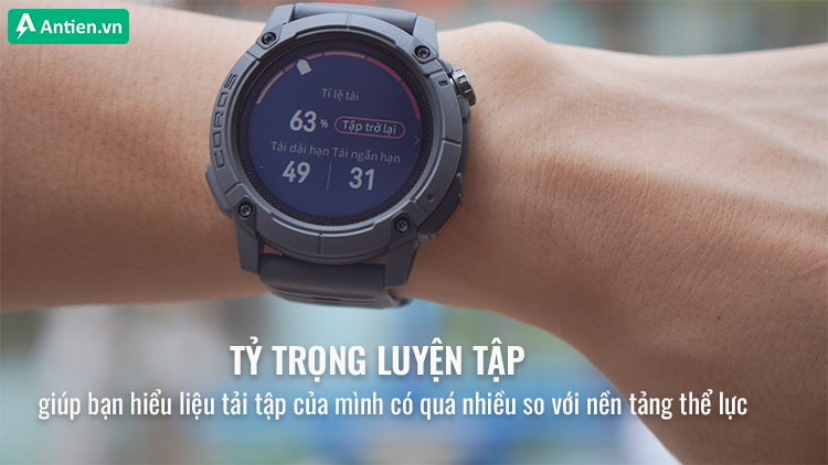 Tỉ lệ tải thể hiện mức độ cân bằng giữa tải luyện tập ngắn hạn và dài hạn