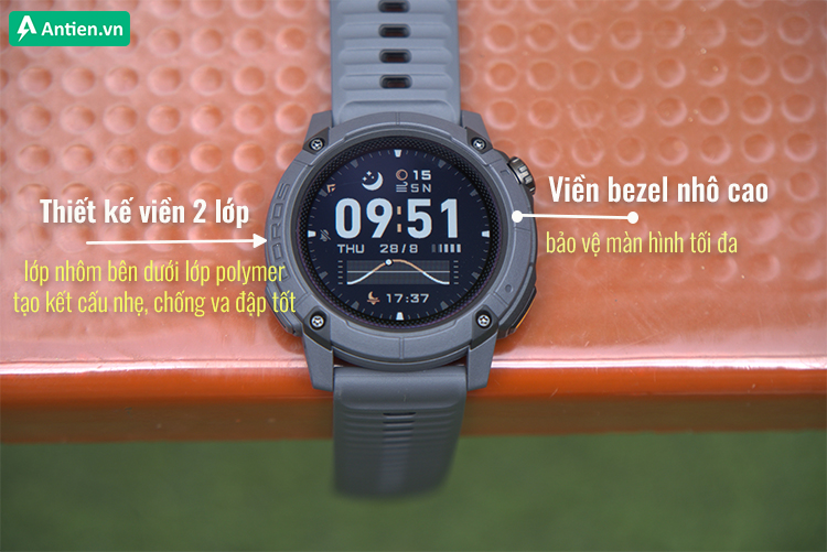 NOMAD trang bị thiết kế bền bỉ với 2 lớp chắc chắn, khoẻ khoắn nhưng vô cùng nhẹ