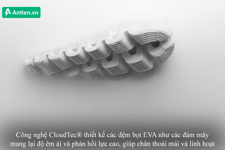 Công nghệ CloudTec® mang lại độ êm ái và phản hồi lực cao