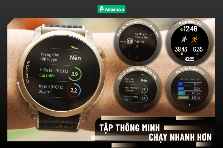 PACE 4 Jakob cung cấp hiệu suất tập luyện nâng cao và chi tiết