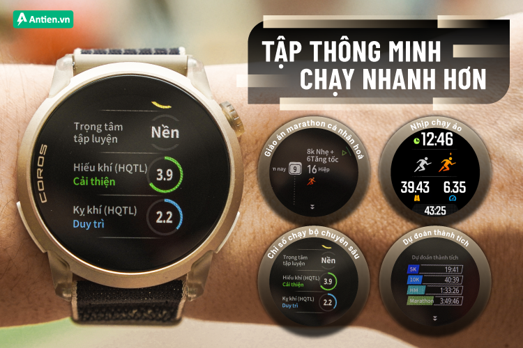 PACE 4 JAKOB giúp runner tiến bộ hơn từng ngày với các tính năng theo dõi tập luyện nâng cao