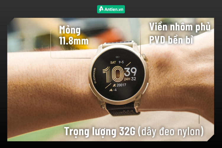 PACE 4 sở hữu thiết kế mỏng nhẹ, thoải mái