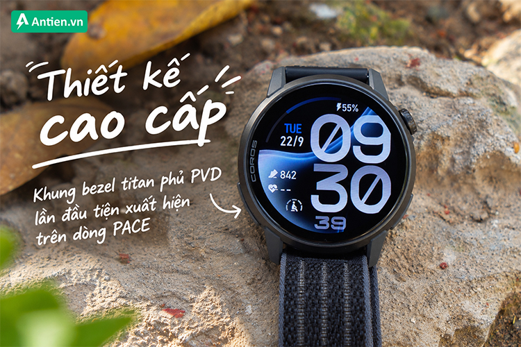 Pace 4 Pro sở hữu thiết kế khung bezel titan bền bỉ - lần đầu xuất hiện trên dòng PACE