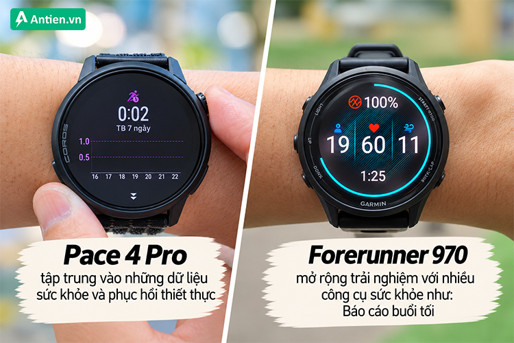 Pace 4 Pro và Forerunner 970 hỗ trợ theo dõi sức khoẻ chi tiết
