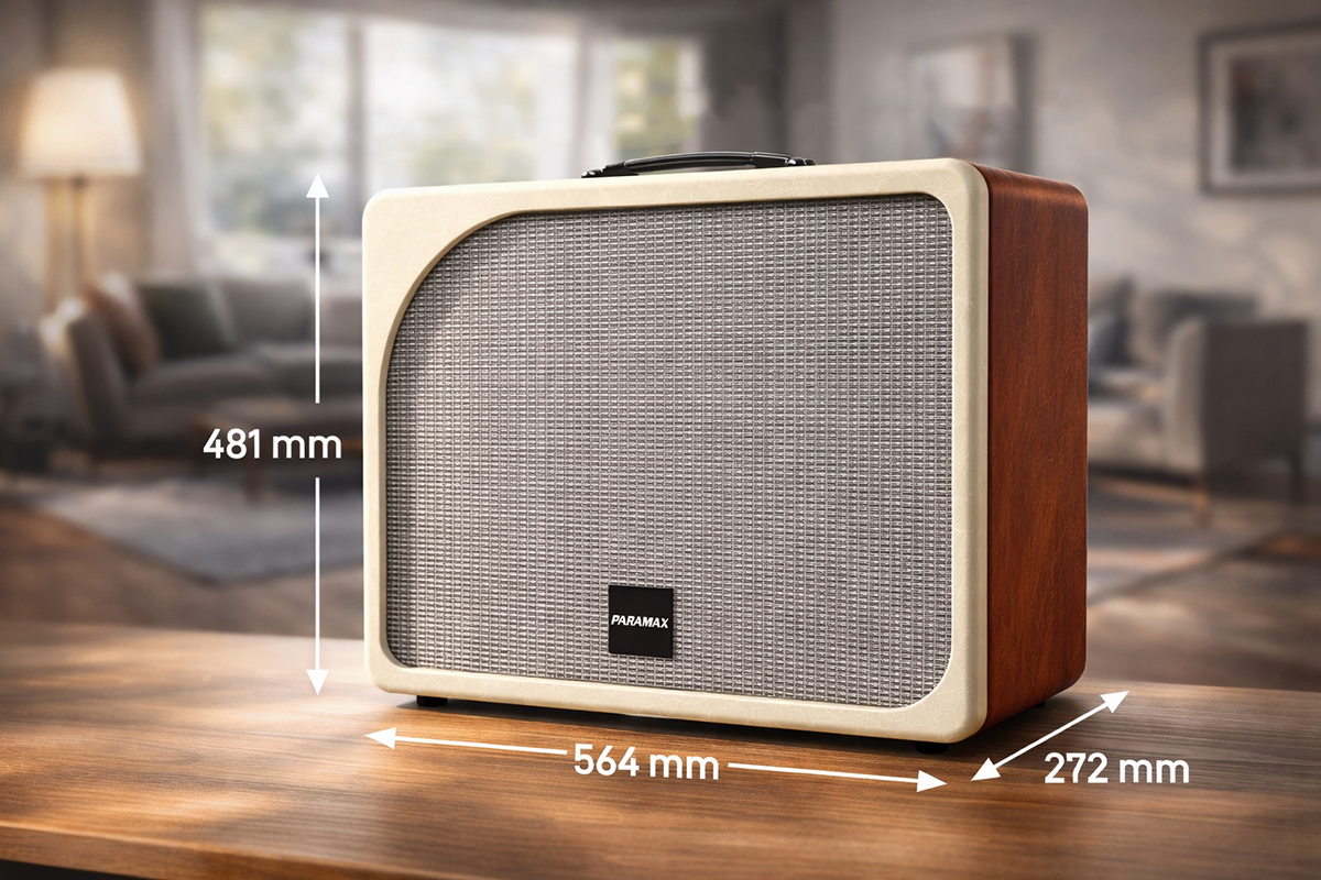 Loa Paramax Evox Max sở hữu thiết kế hiện đại, gọn gàng và dễ di chuyển