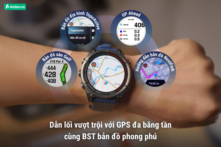 Hãy chinh phục những con đường mòn bằng khả năng định vị và bản đồ phong phú